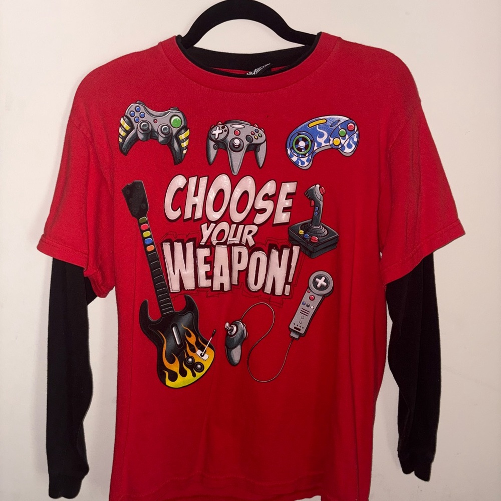 Hybrid & Company Red Gaming Controller T-Shirt